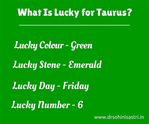 lucky days for taurus 2019